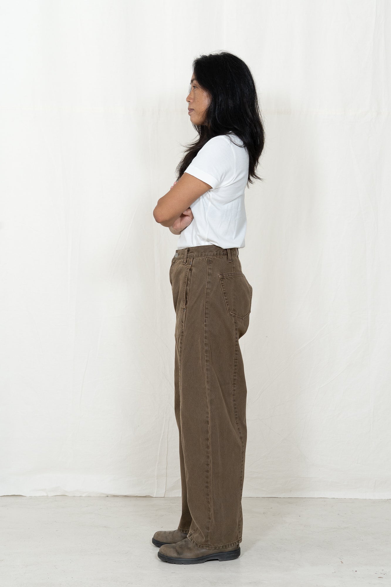 Sayaka Davis Brown Barrel Denim