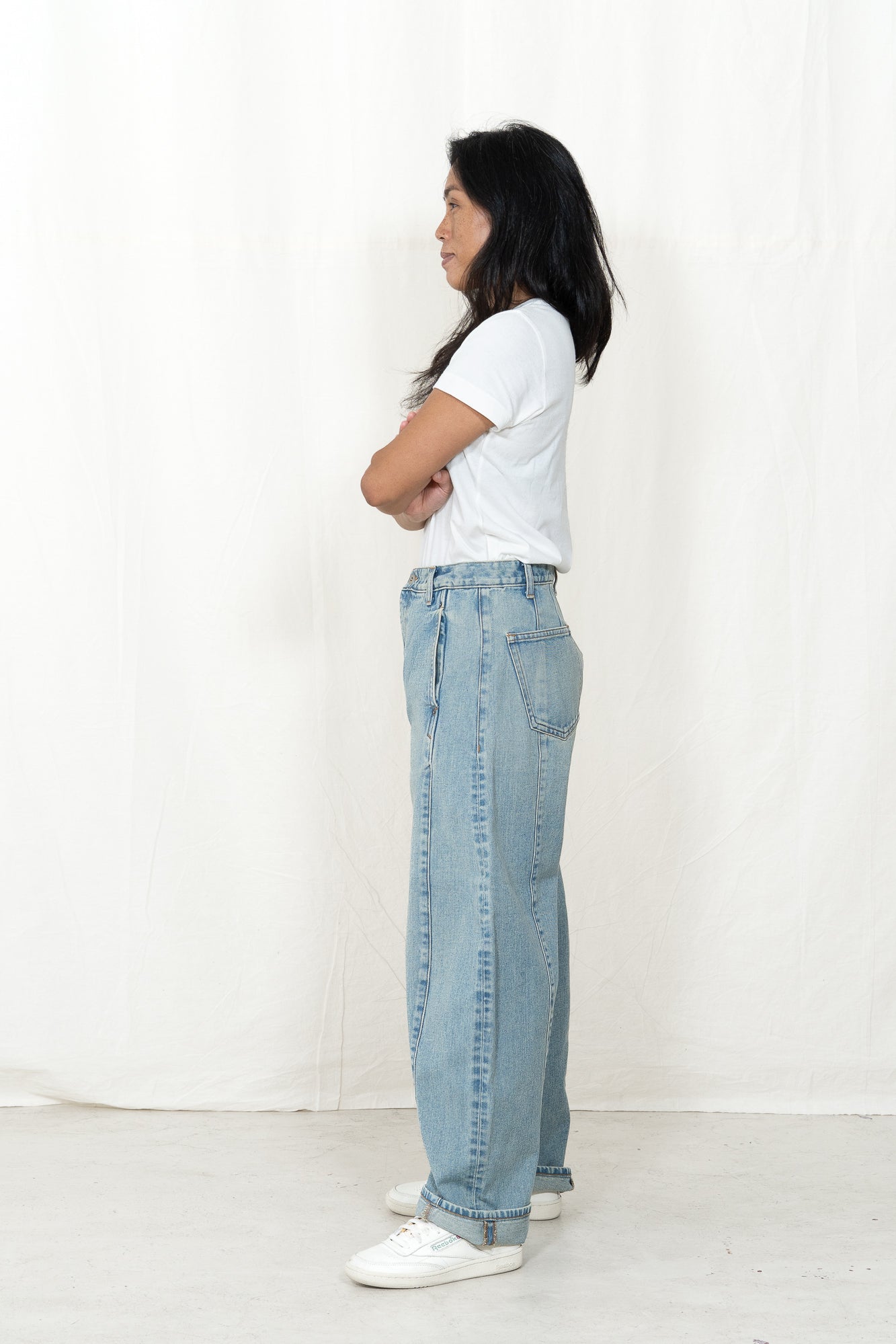 Sayaka Davis Vintage Blue Barrel Denim