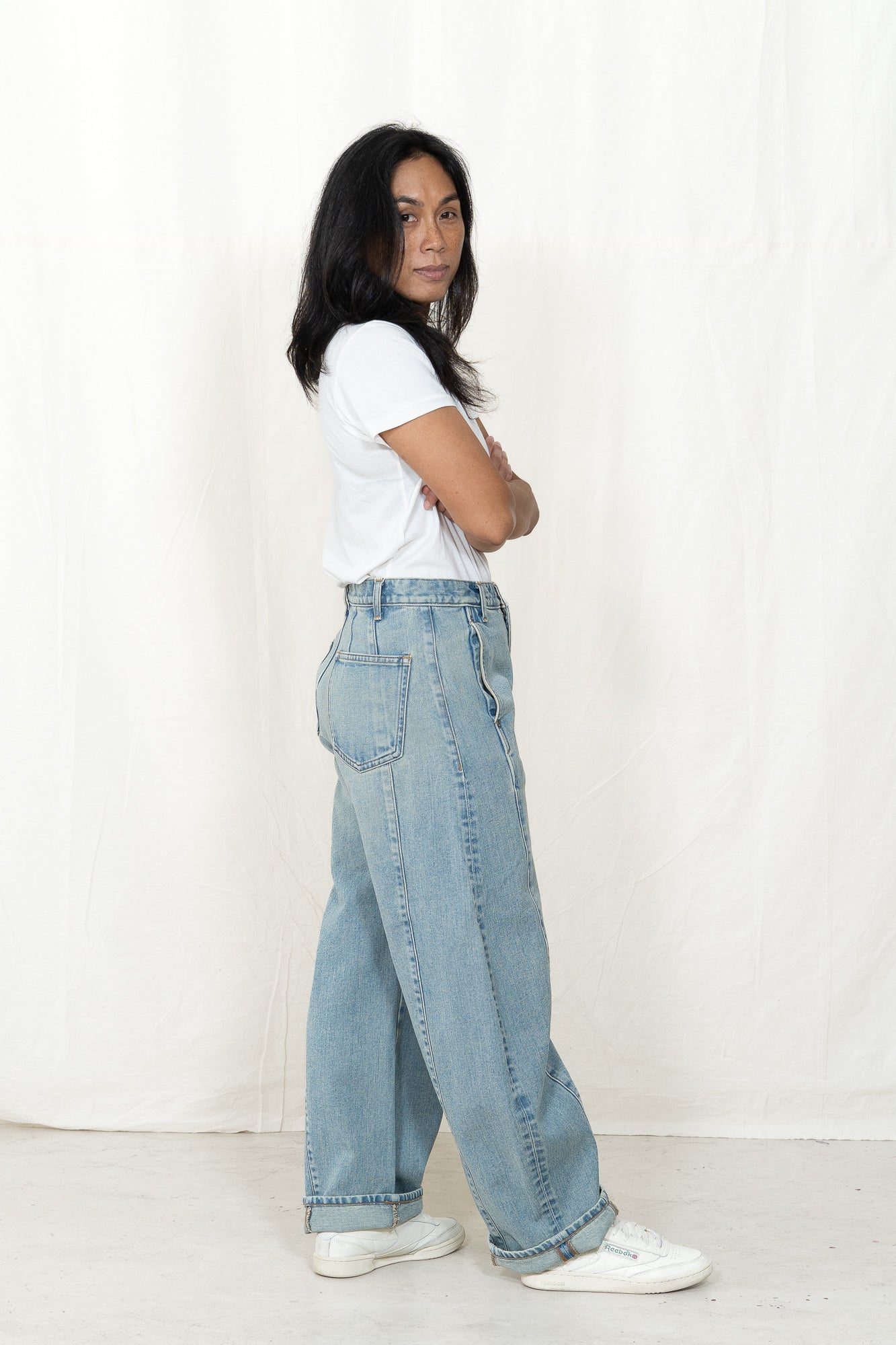 Sayaka Davis Vintage Blue Barrel Denim