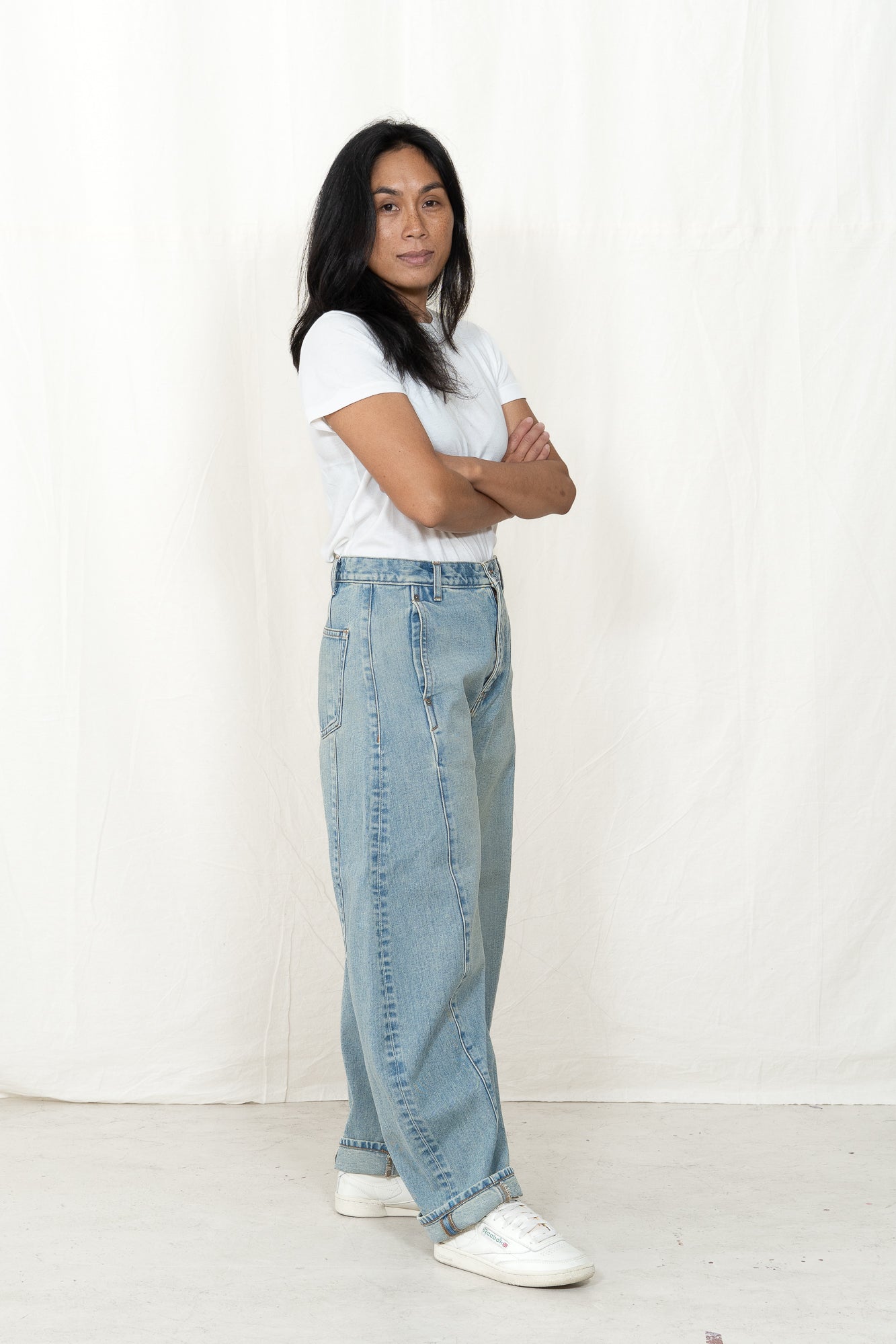 Sayaka Davis Vintage Blue Barrel Denim