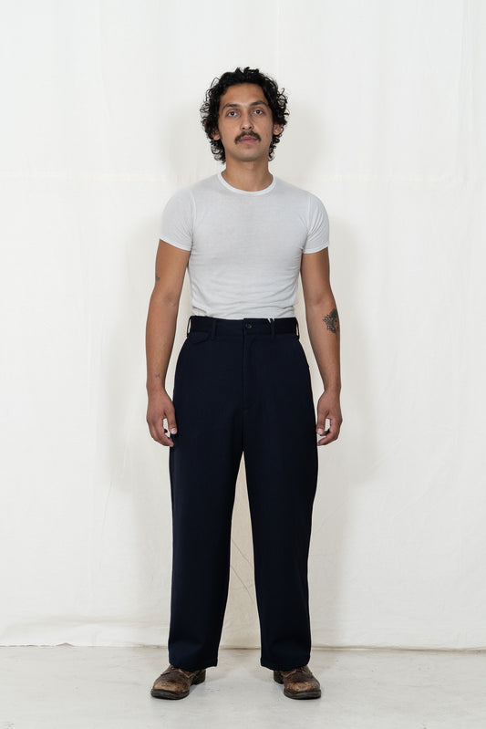 Engineered Garments Dk Navy Wool Officer Pant