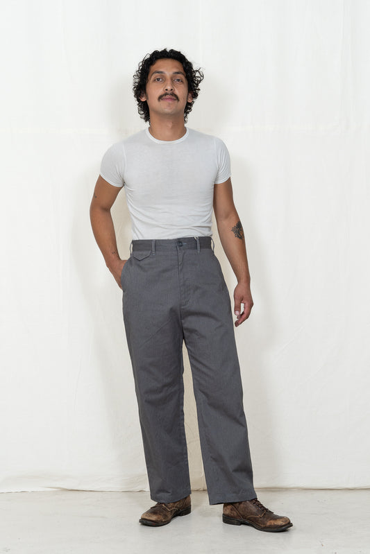 Engineered Garments Grey Twill Officer Pant