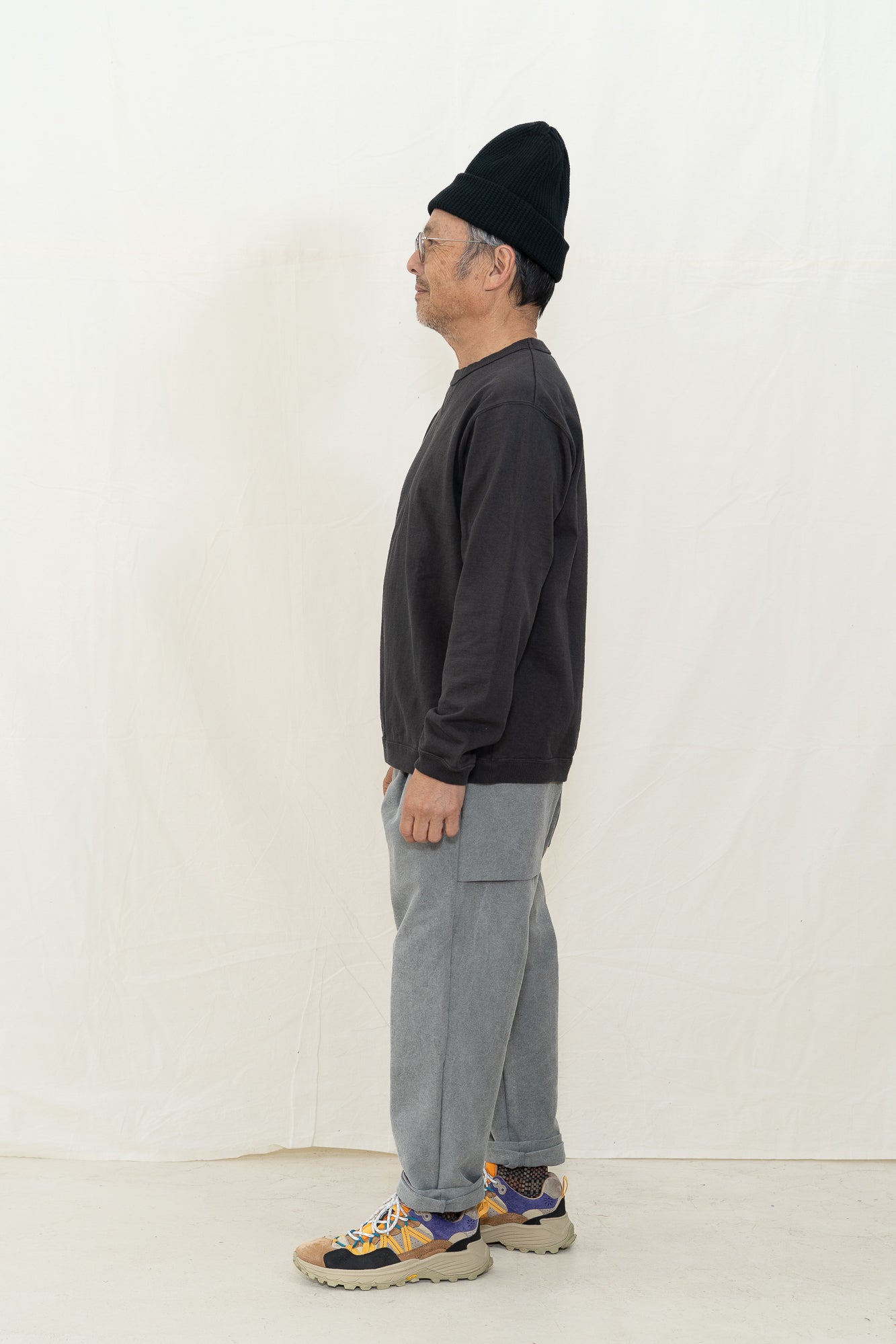 Jackman Dotsume Rib L/S T-Shirt