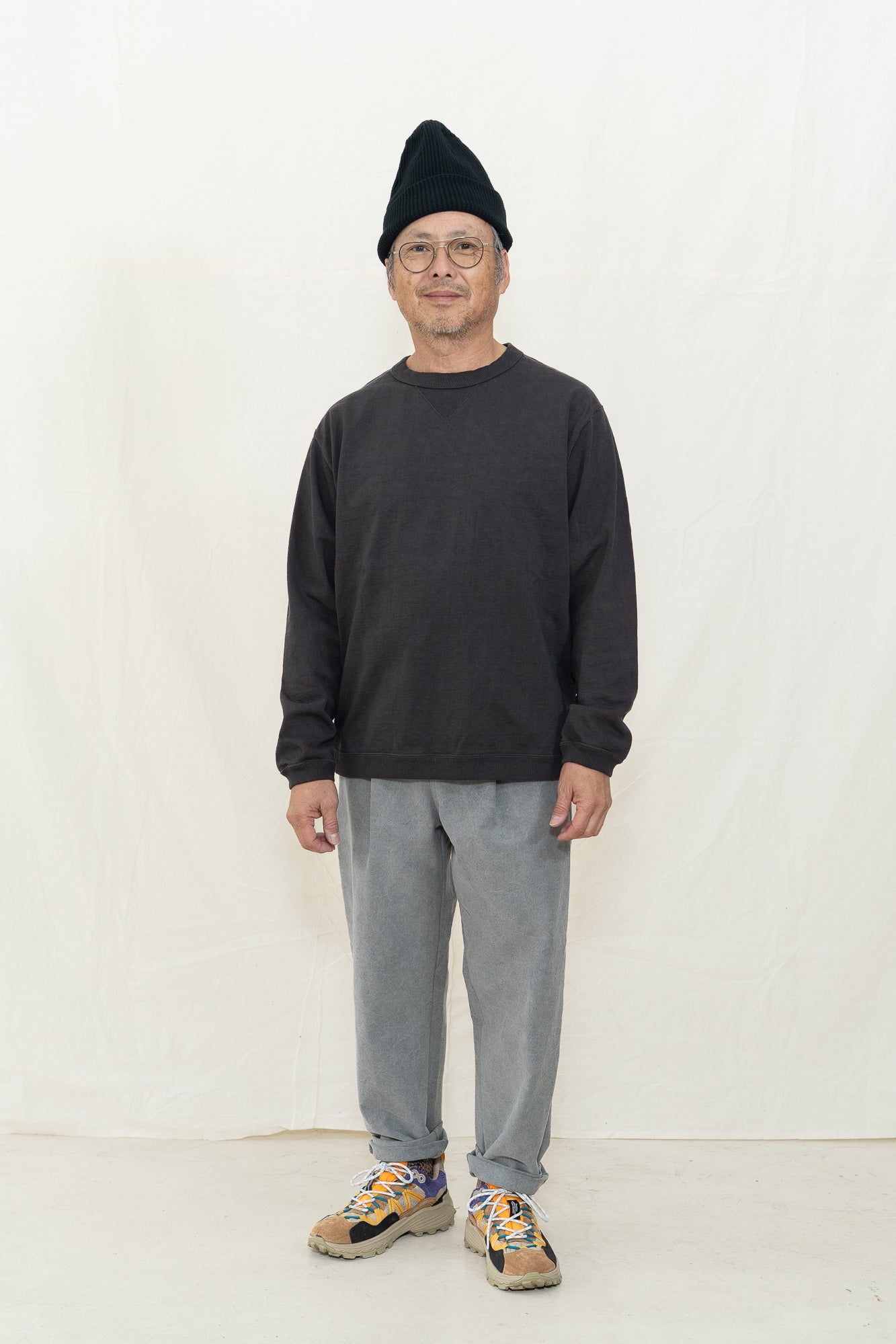 Jackman Dotsume Rib L/S T-Shirt