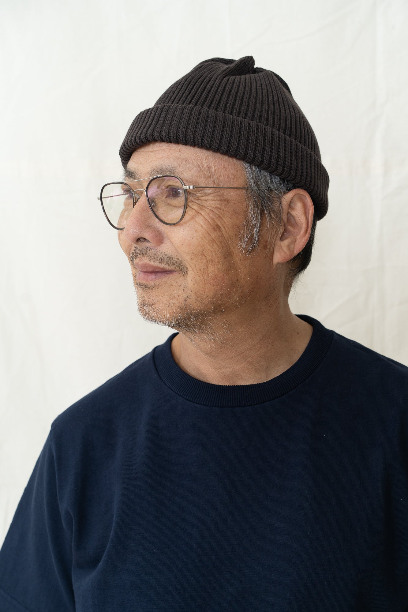 ROTOTO Cotton Roll Up Beanie