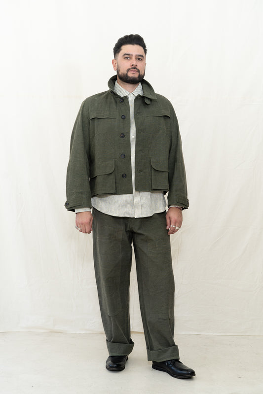 INDI + ASH Cropped Utility Jacket