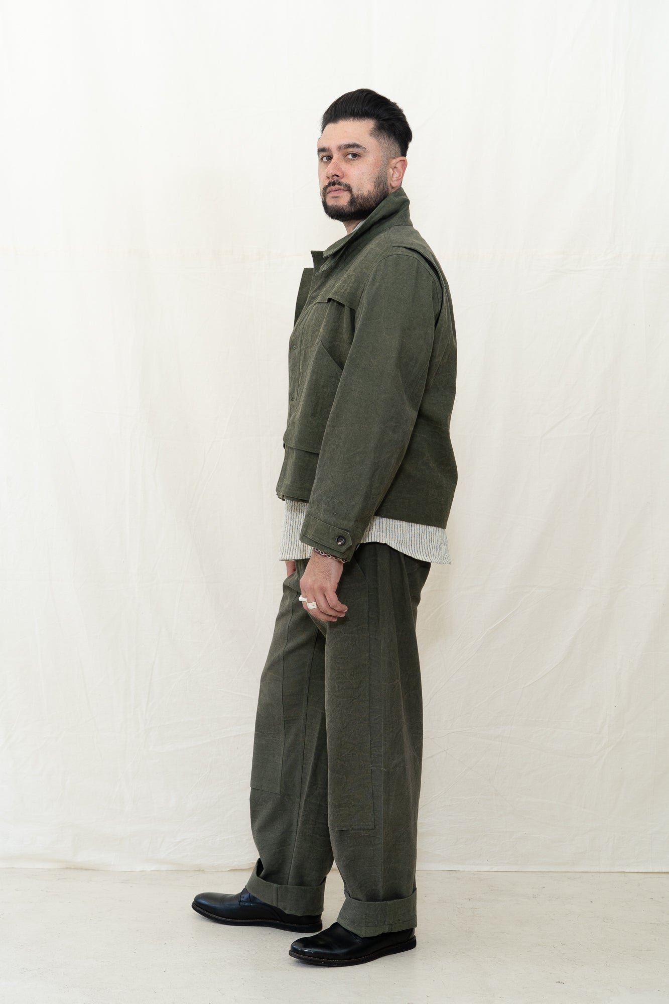 INDI + ASH Cropped Utility Jacket