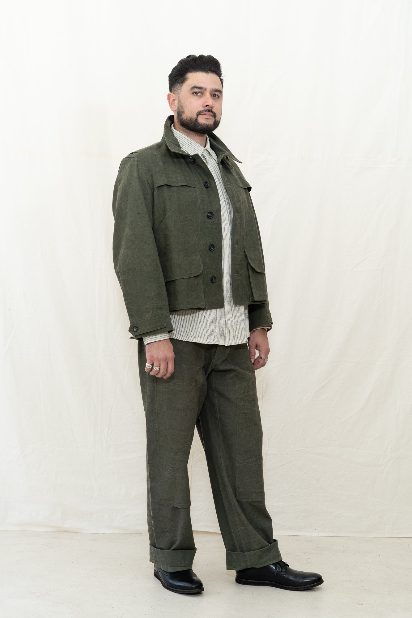 INDI + ASH Cropped Utility Jacket