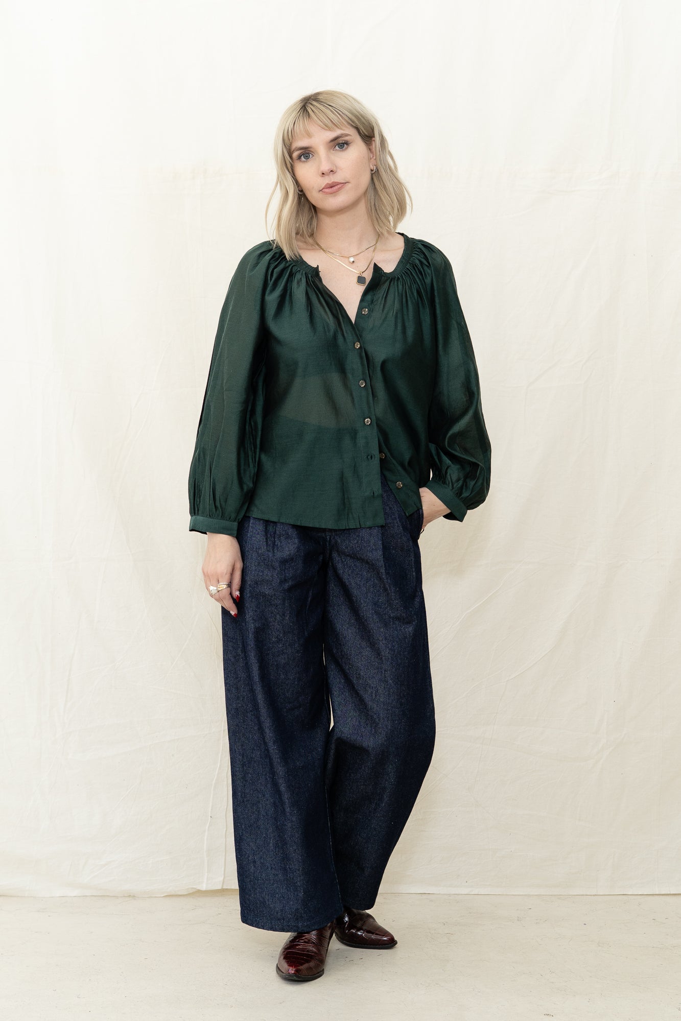 NYMANE LS Hilma Shirt