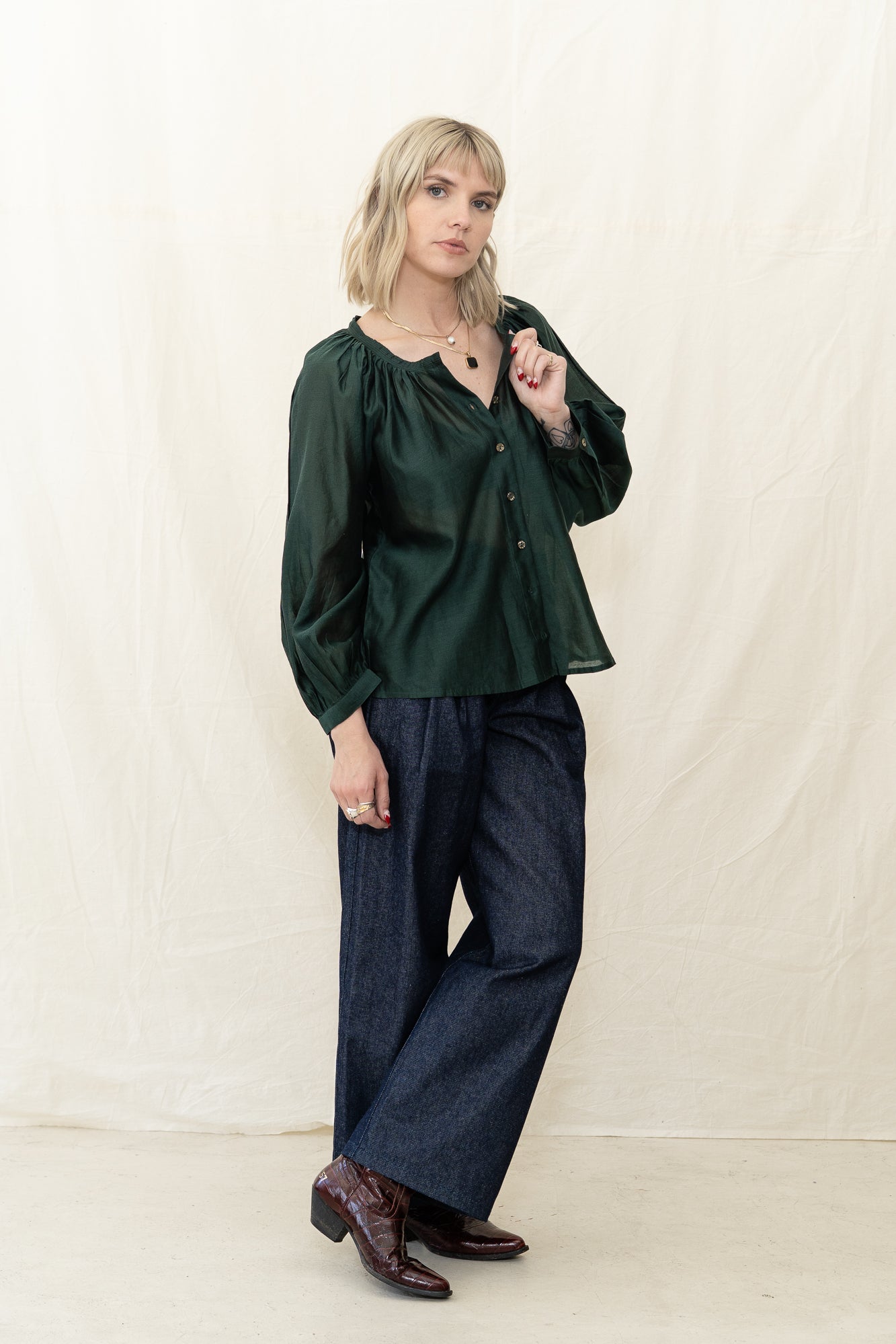 NYMANE LS Hilma Shirt