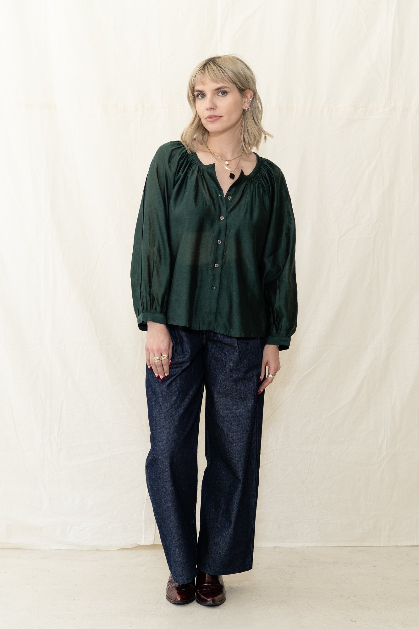 NYMANE LS Hilma Shirt