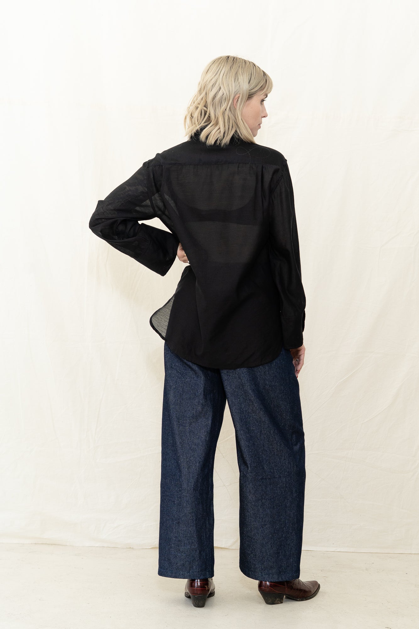 NYMANE Pleated Hutton Shirt