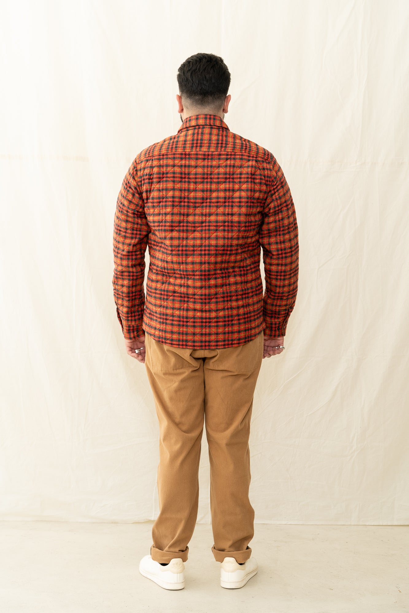 Relwen Quilted Flannel Shirt Jacket