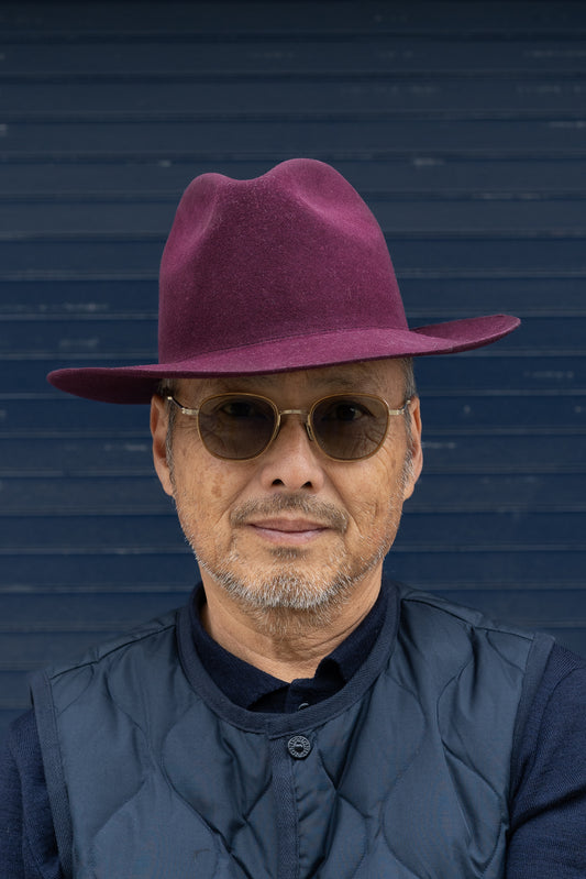 Reinhard Plank Boncia Cash/Wool Hat in Bordeaux