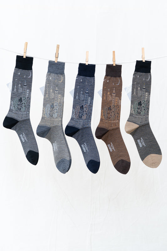 Antipast City Scape Men's Socks
