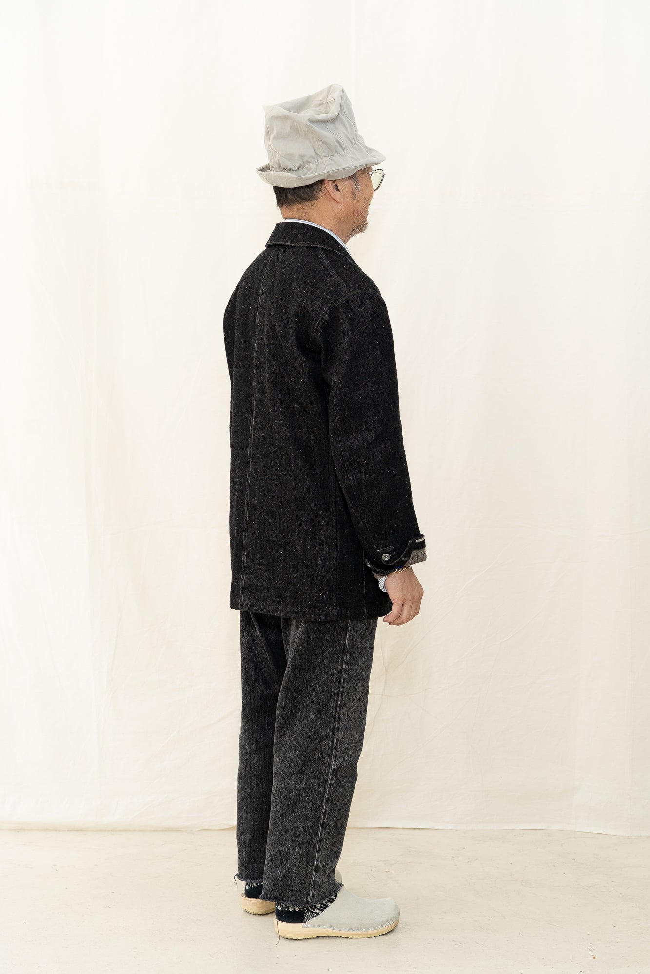 Motiv Mfg Castel Jacket in Donegal Denim