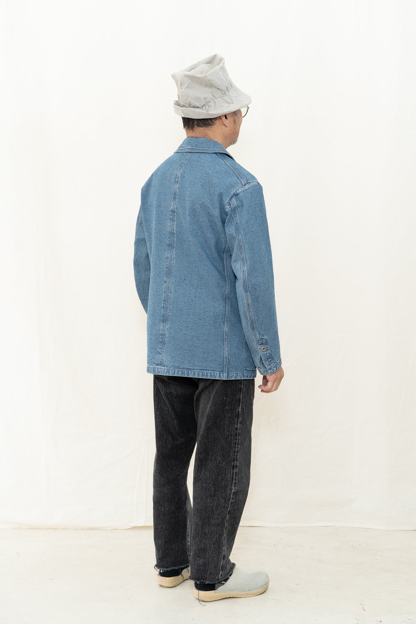 Motiv Mfg Castel Jacket in Donegal Denim