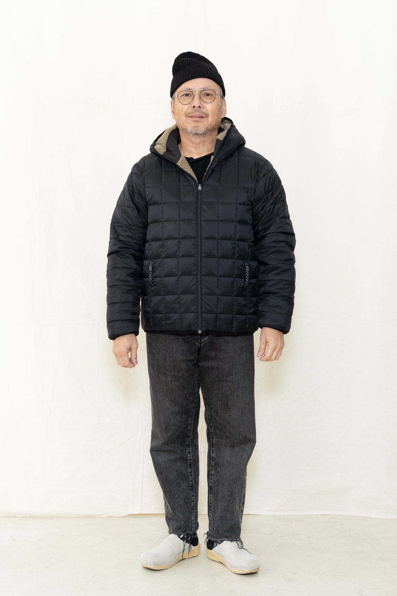 TAION Mountain Reversible Down X Boa Hoodie