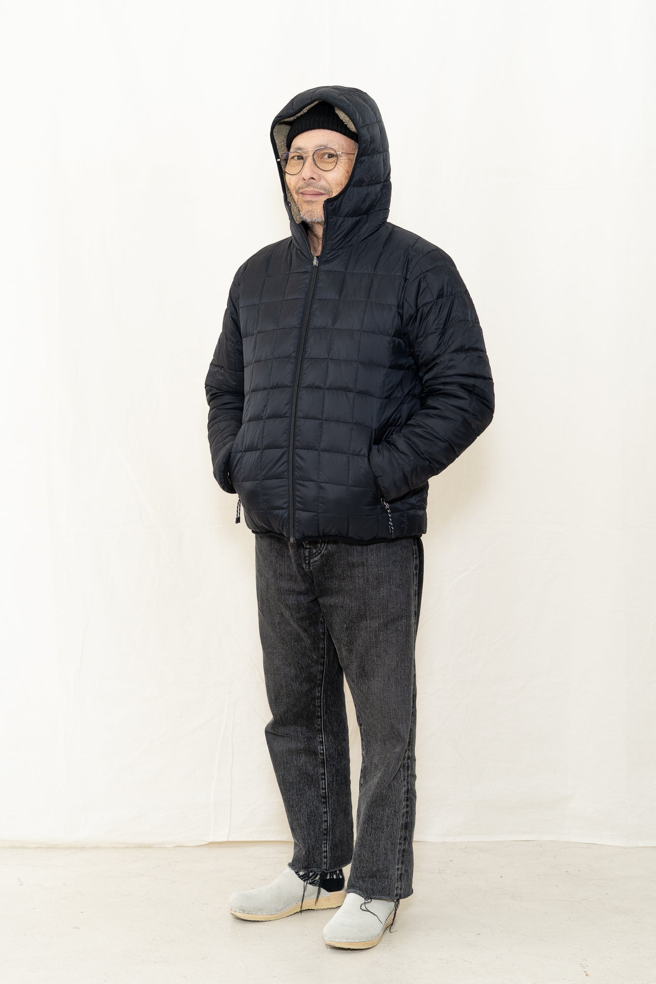 TAION Mountain Reversible Down X Boa Hoodie