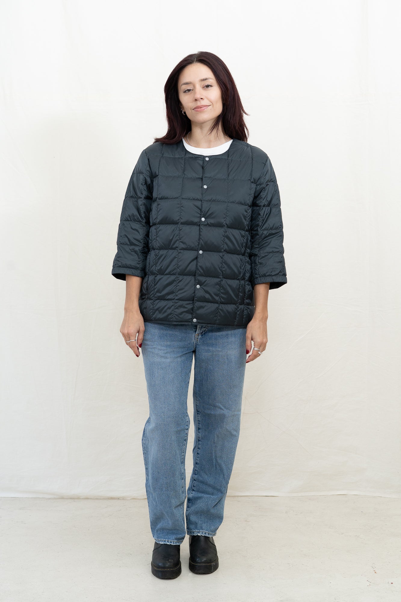 TAION Crewneck Down 3/4 Sleeve