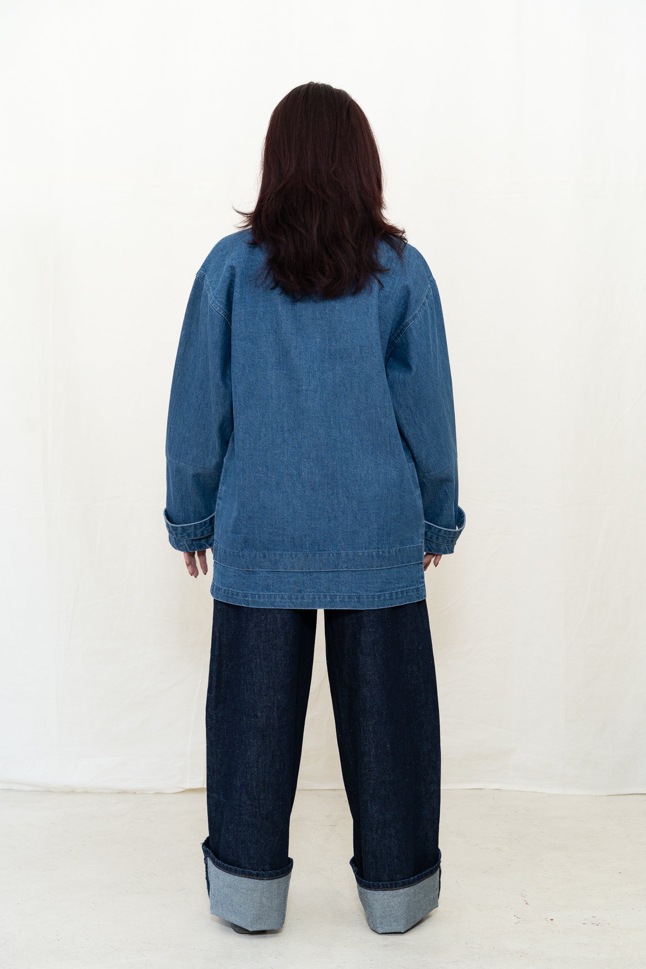 Micaela Greg Vintage Blue Field Jacket