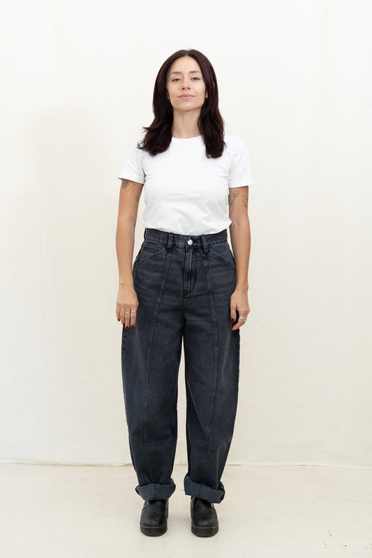 DALA Lido Flat Jean in Hurricane