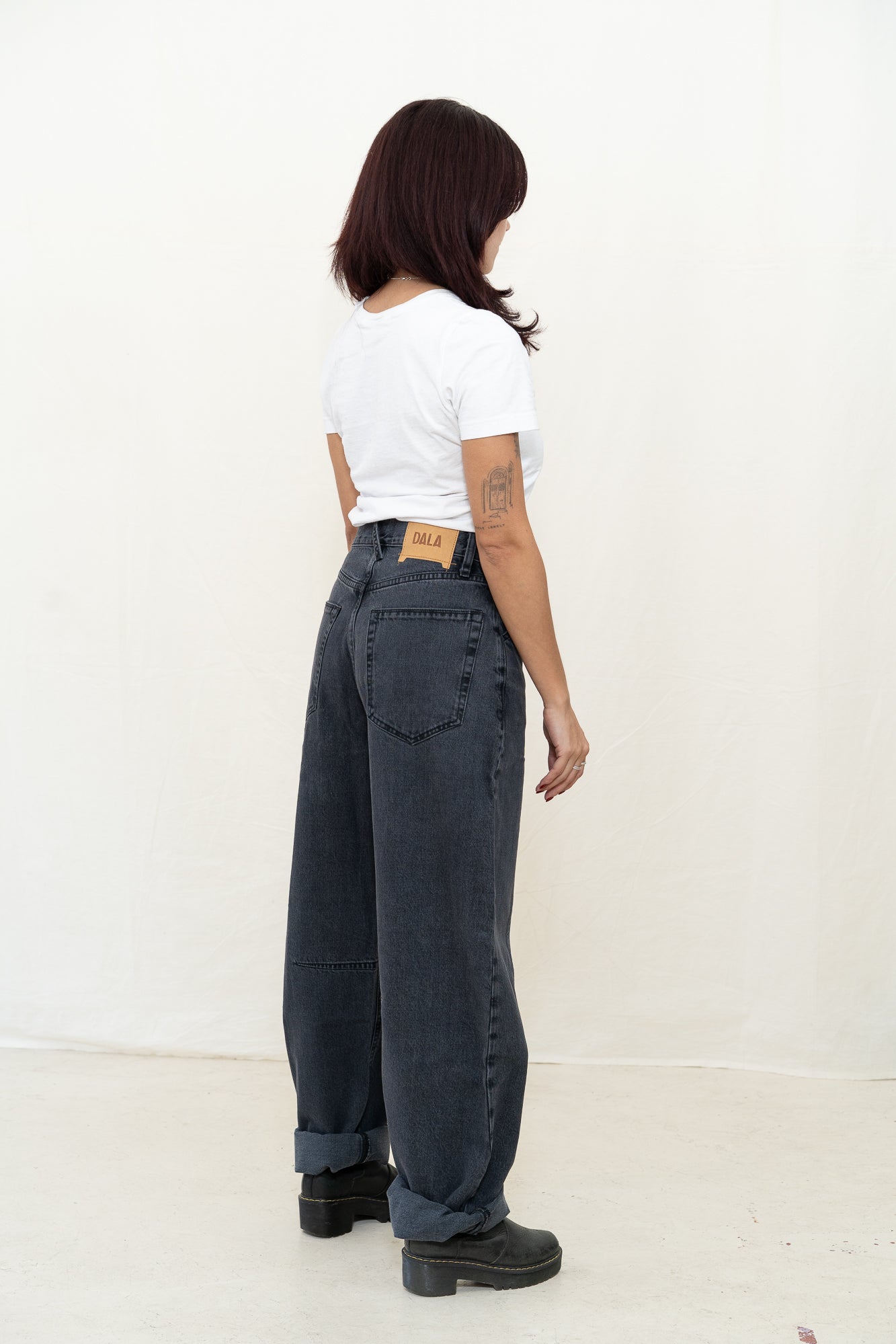 DALA Lido Flat Jean in Hurricane