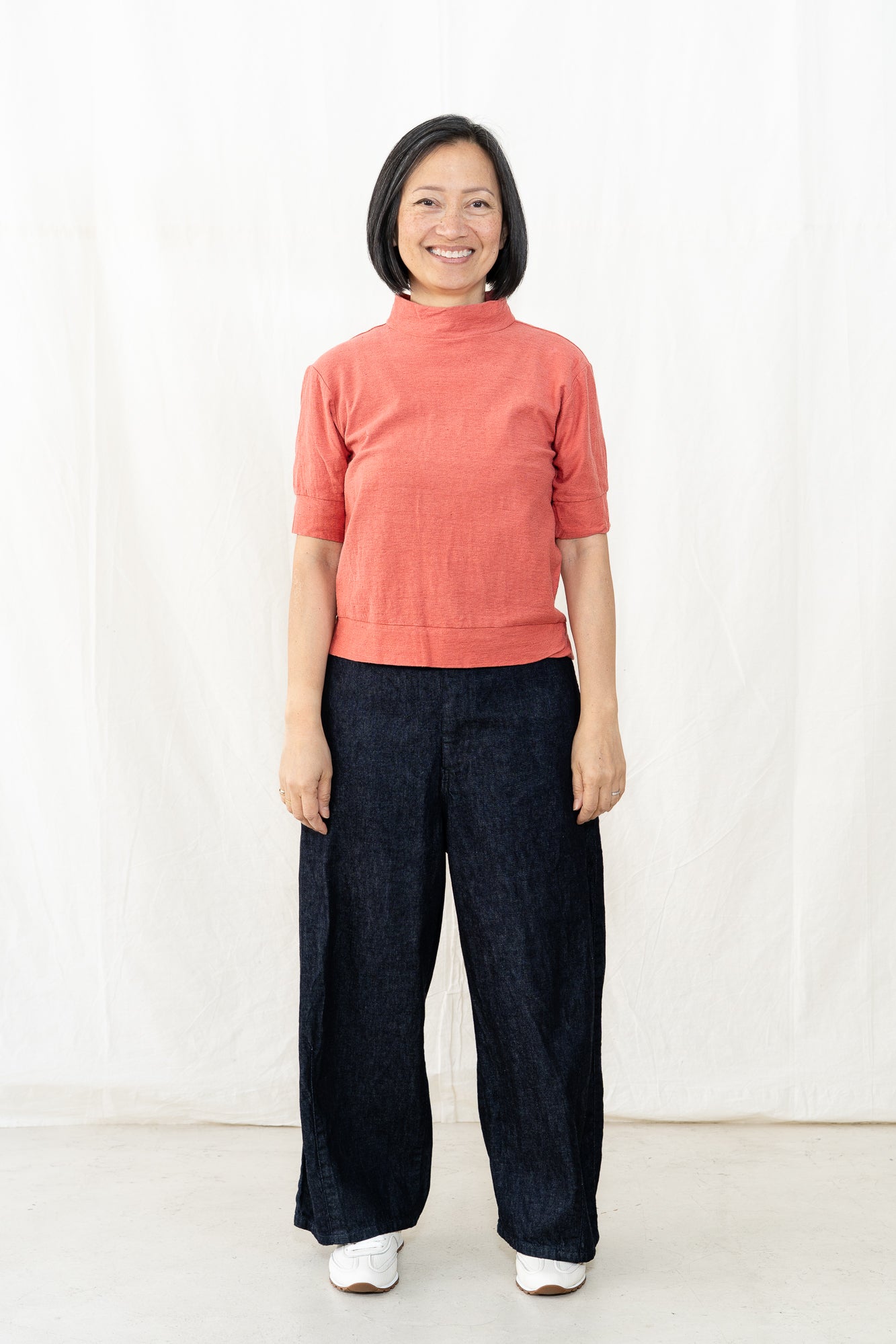 TEZOMEYA Hi-Neck T-Shirt