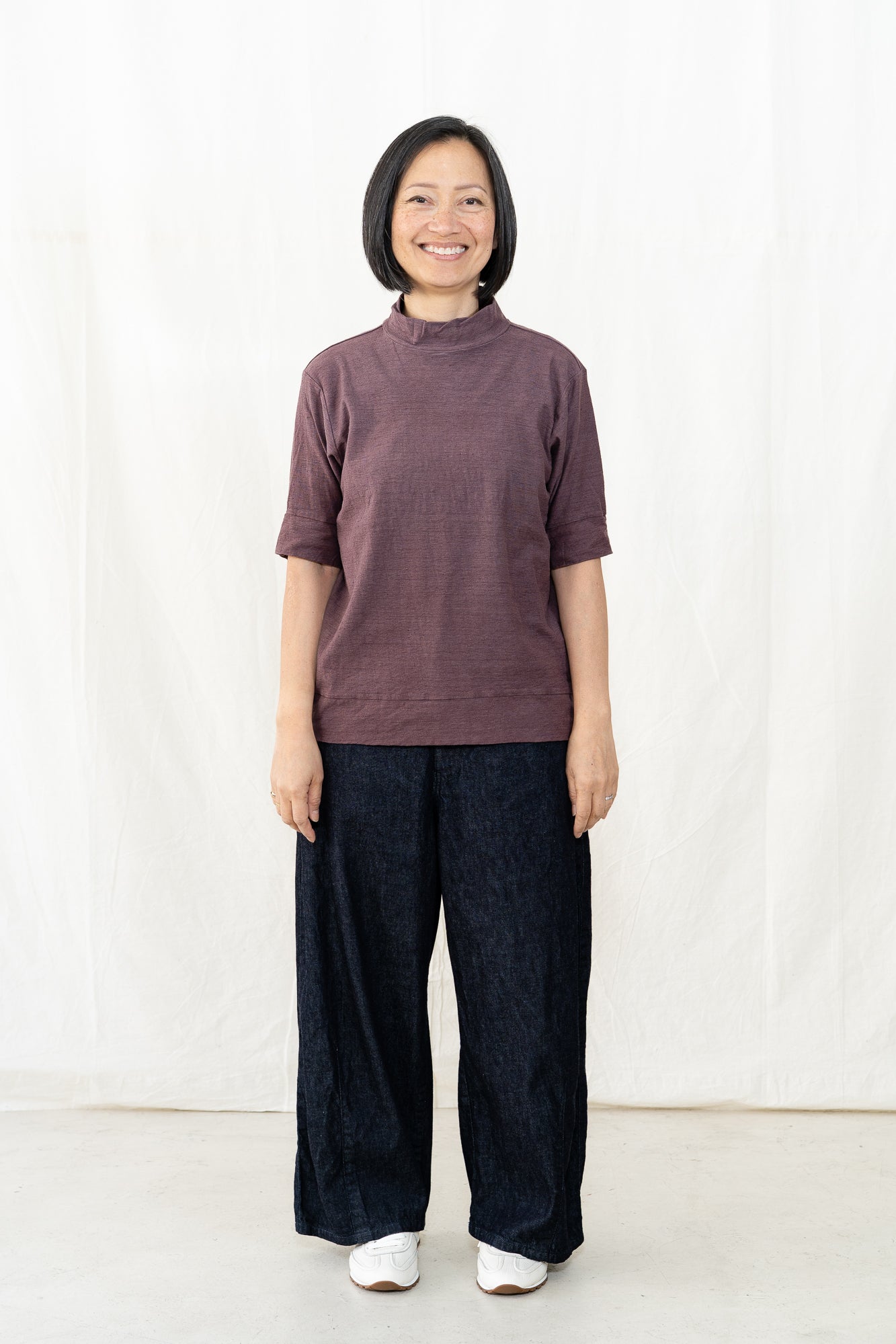 TEZOMEYA Hi-Neck T-Shirt