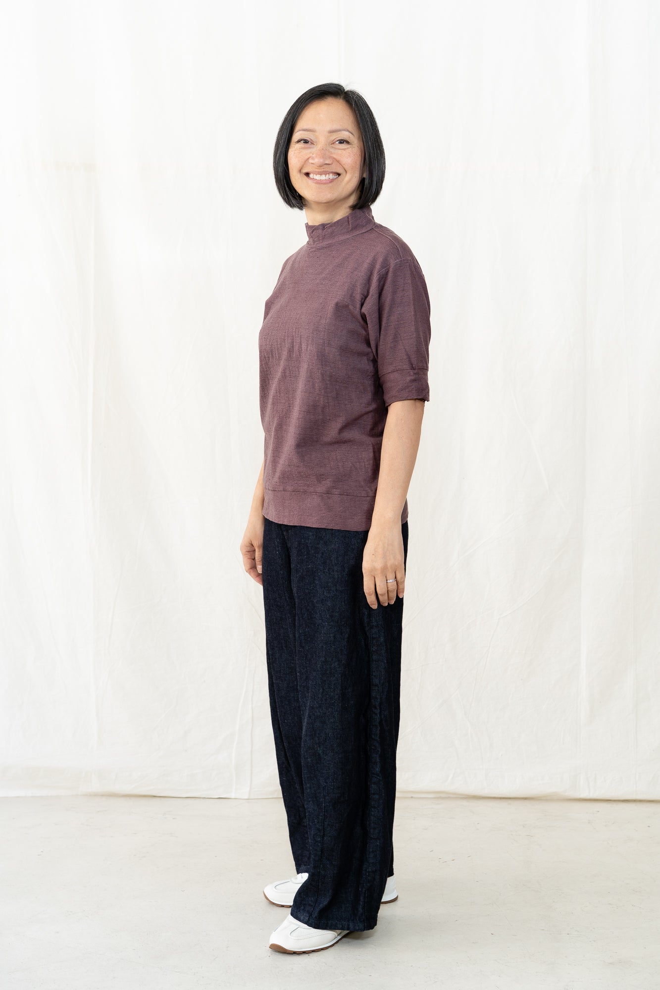 TEZOMEYA Hi-Neck T-Shirt