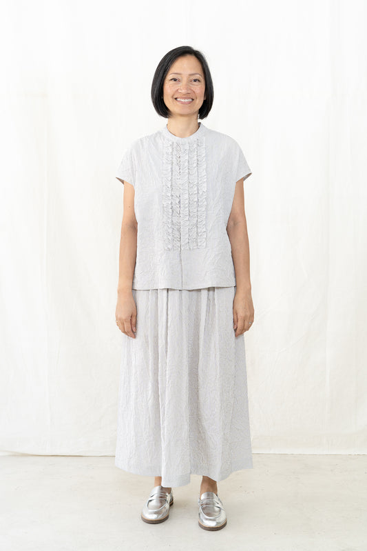 NICHOLSON & NICHOLSON Ray Ruffle Top