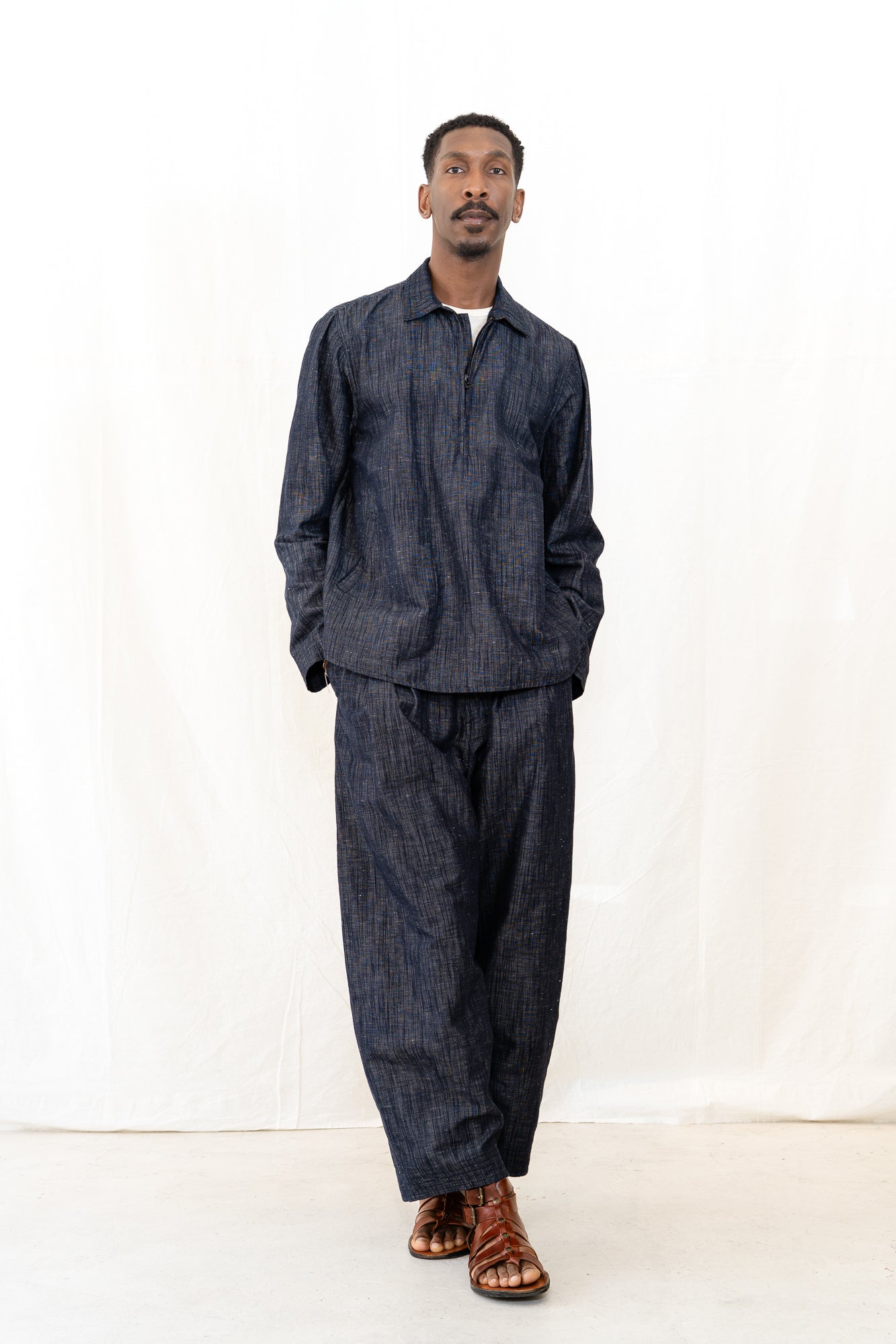 HANSEN Bruno Jacket in Washed Navy