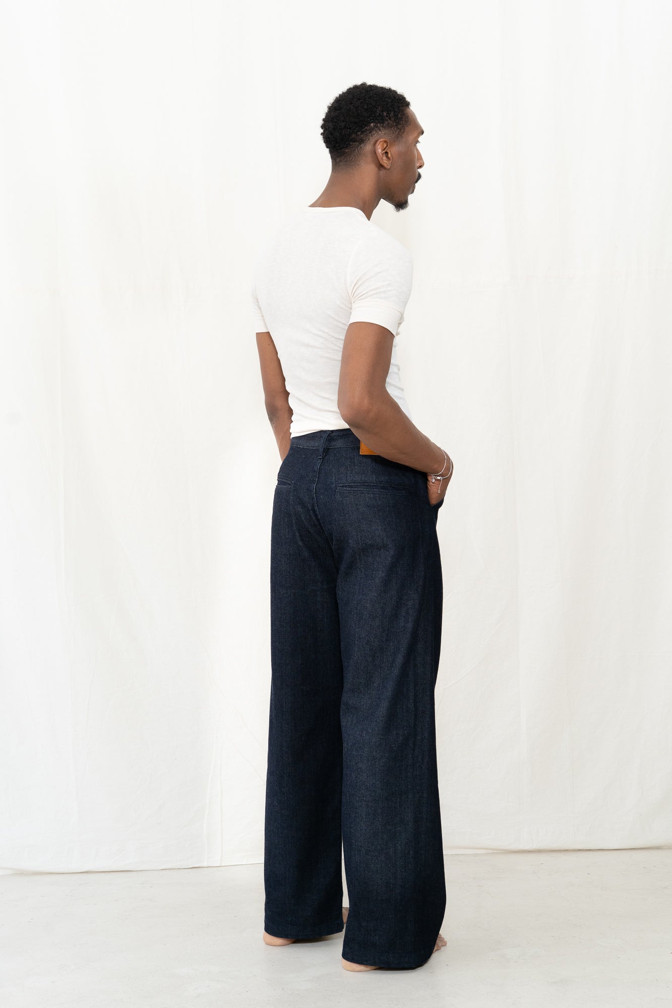 EDWIN 800sx indigo bell-bottom Y2K ロング丈 EDWIN Uni Wide Indigo Trouser – AB FITS
