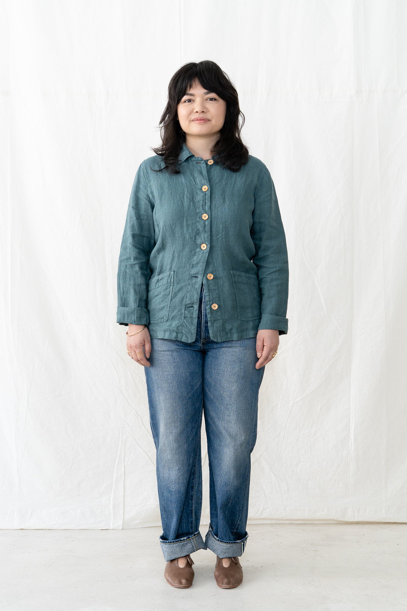 Armor-Lux Linen Fisherman Jacket
