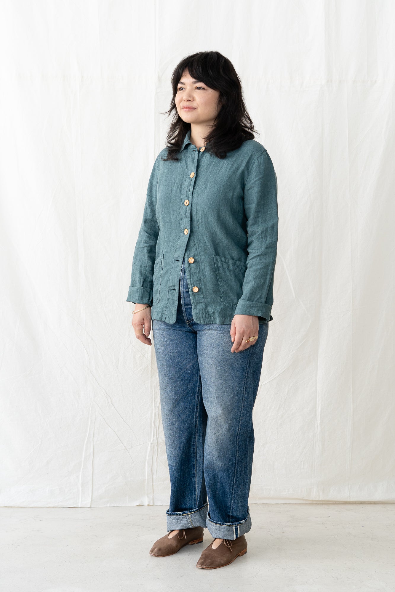 Armor-Lux Linen Fisherman Jacket