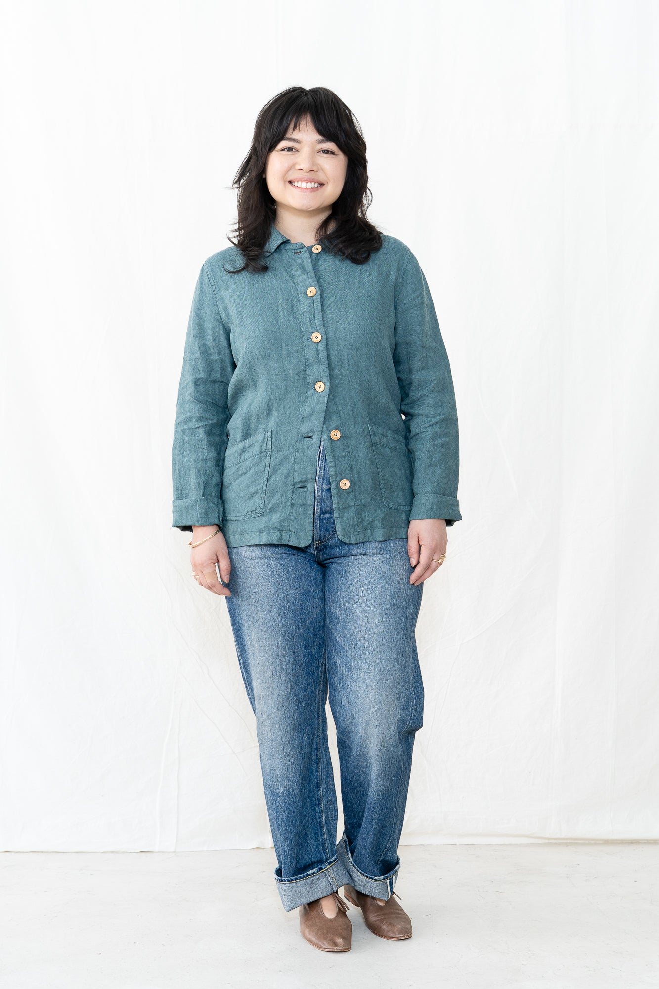 Armor-Lux Linen Fisherman Jacket