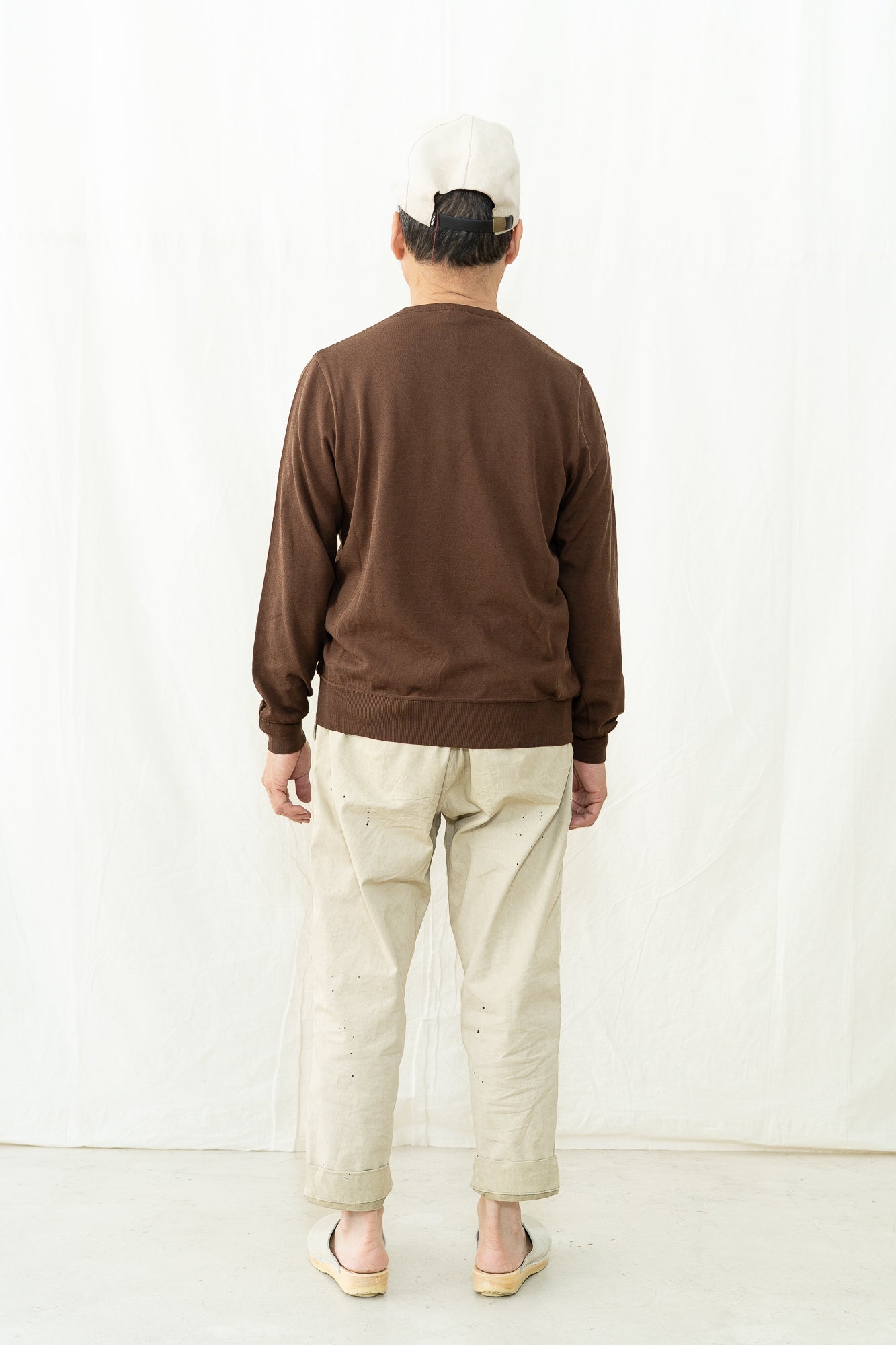 GRP TEC 1/14 Crepe Cotton Crewneck Sweater