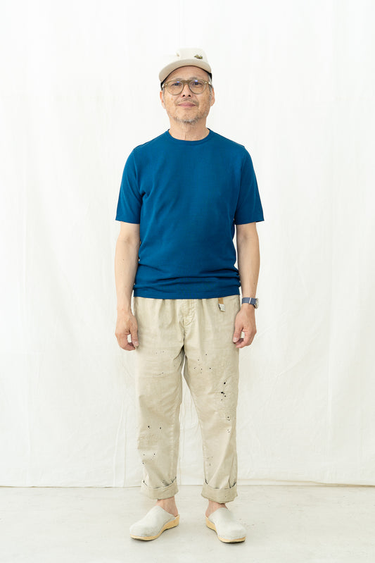 GRP TEC 1/14 Cotton Crepe Crewneck Sweater