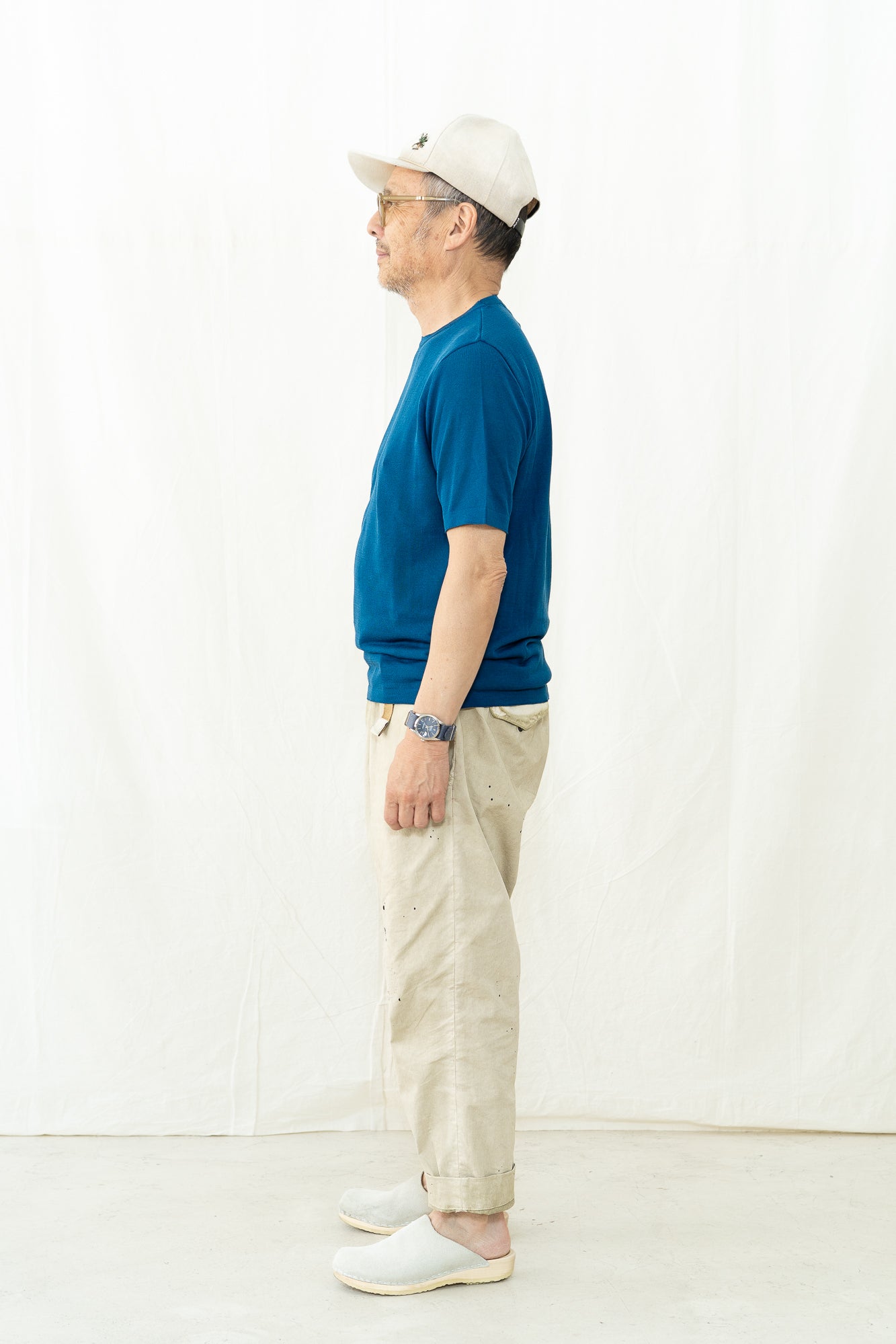 GRP TEC 1/14 Cotton Crepe Crewneck Sweater