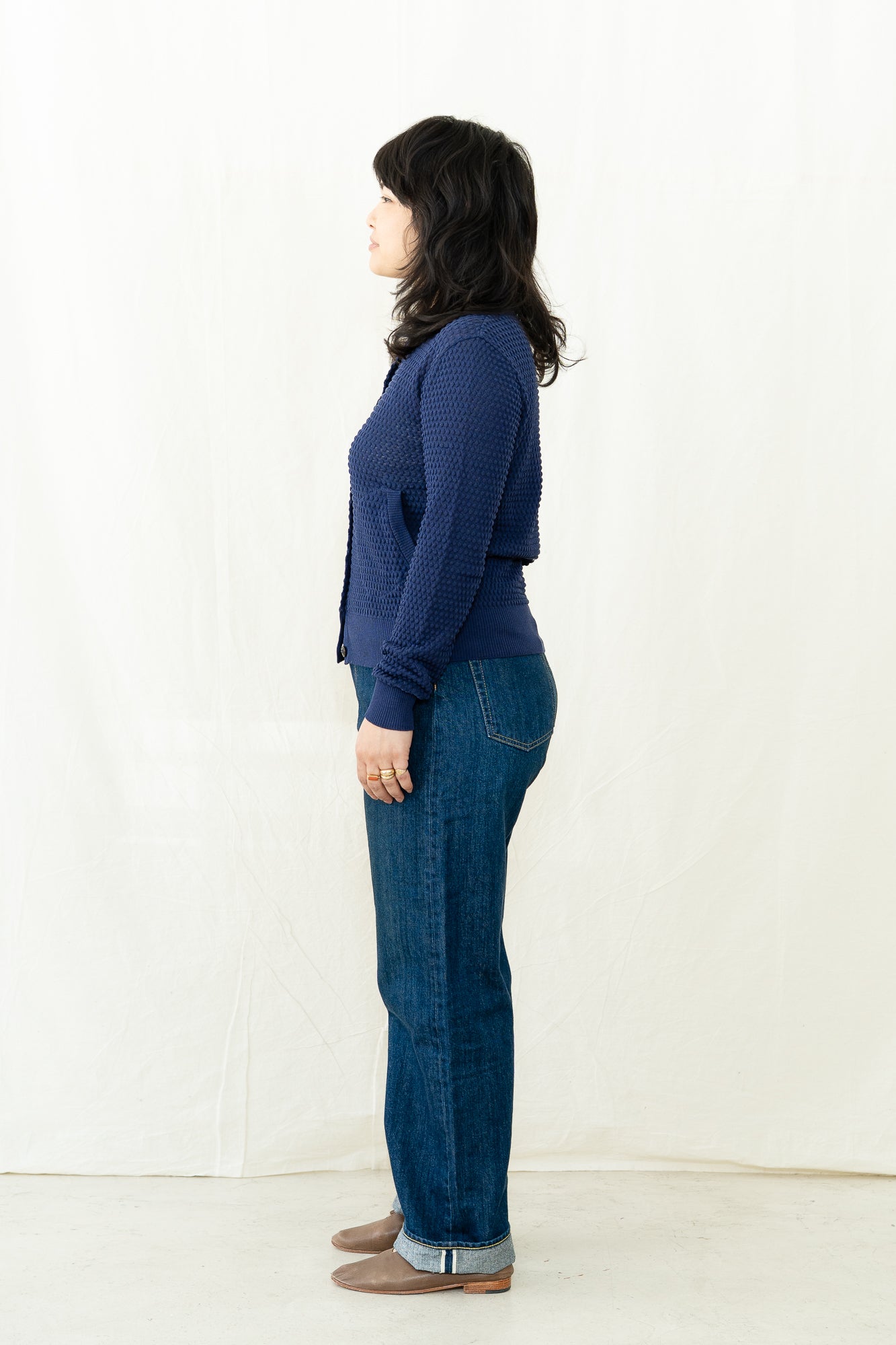 GRP TEC 2/14 Women's Shawl Collar Cardigan