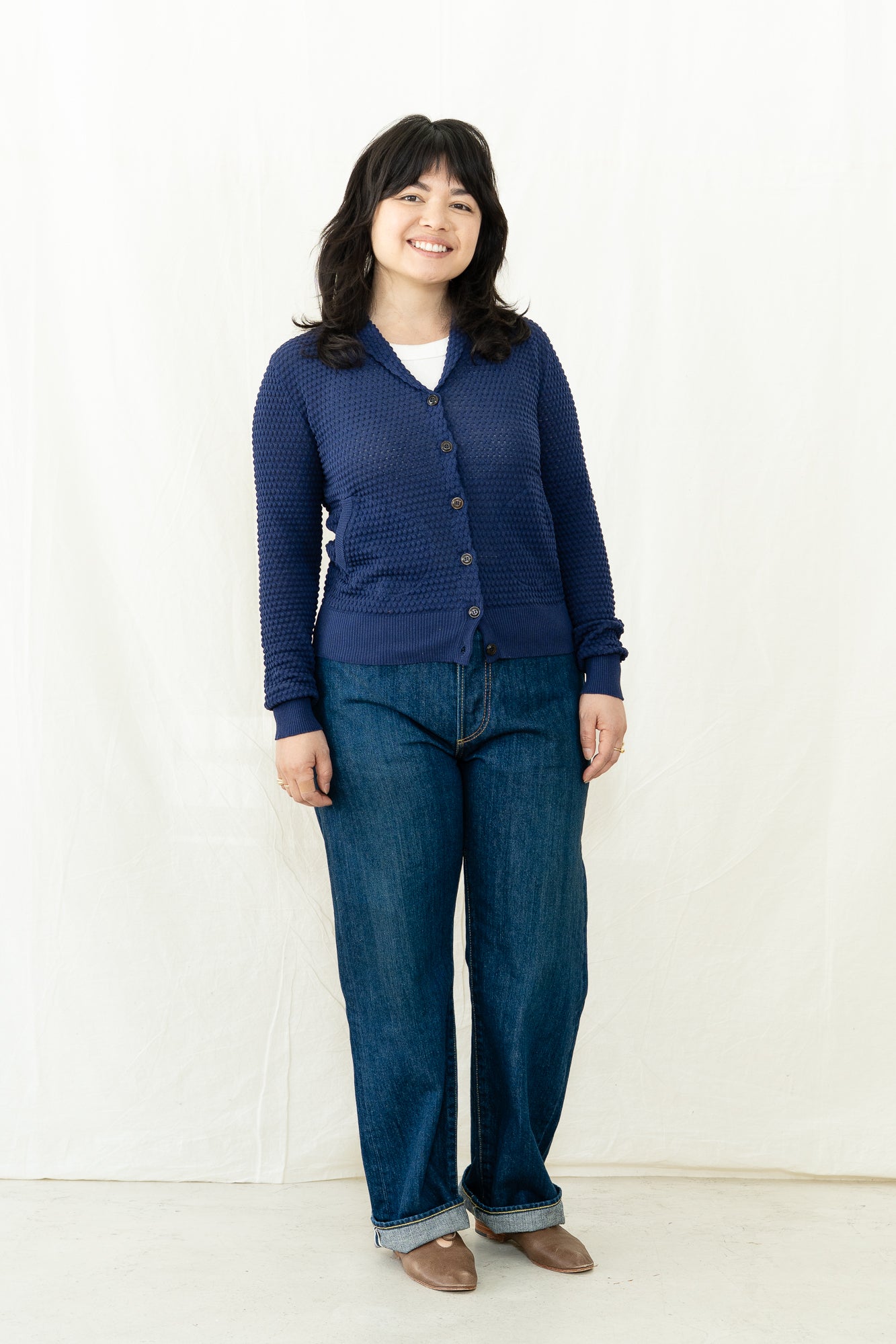 GRP TEC 2/14 Women's Shawl Collar Cardigan