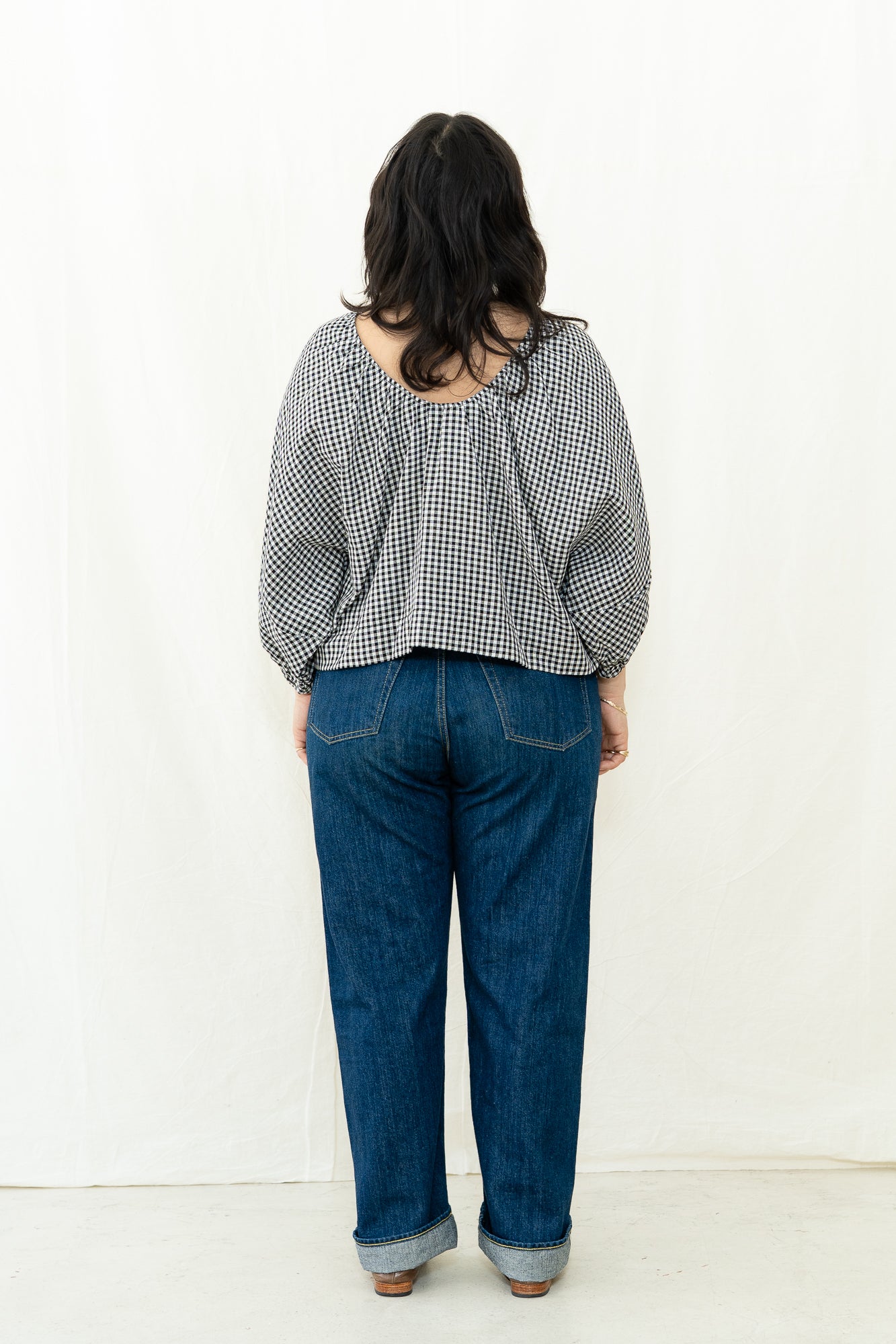 BEAUMONT ORGANIC Ivy-Cay Gingham Top