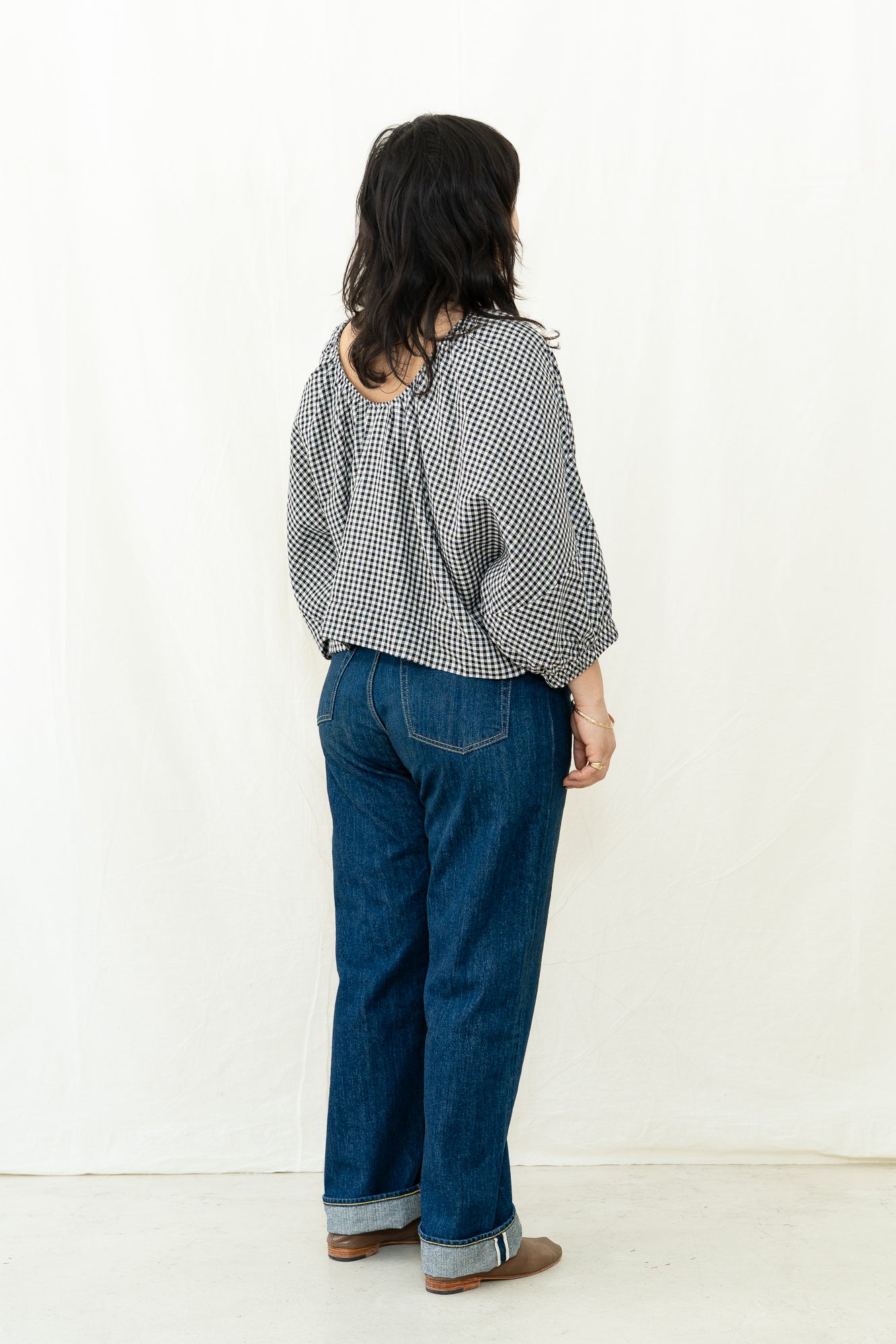BEAUMONT ORGANIC Ivy-Cay Gingham Top