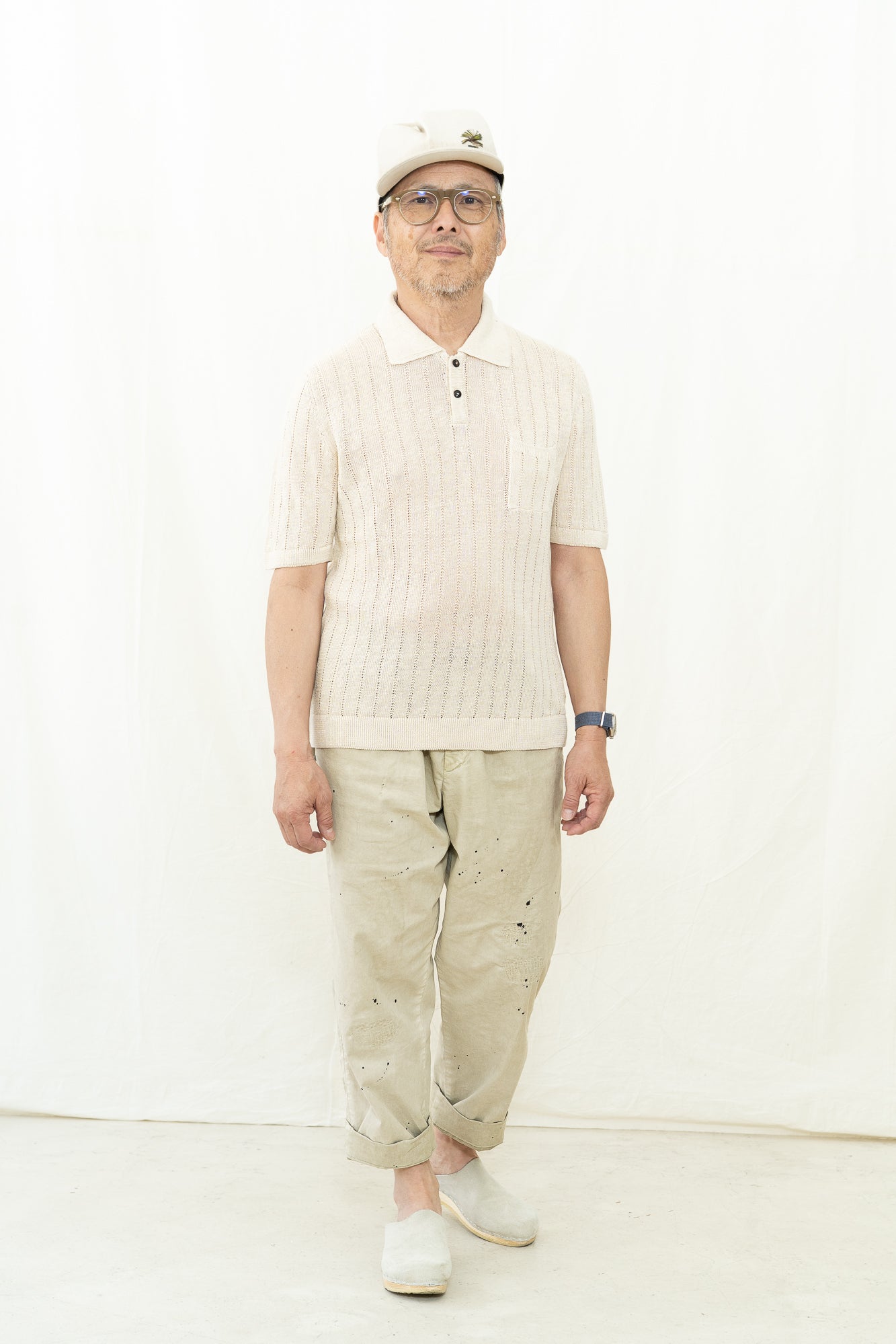 Casa Isaac CC15 Linen Polo Shirt