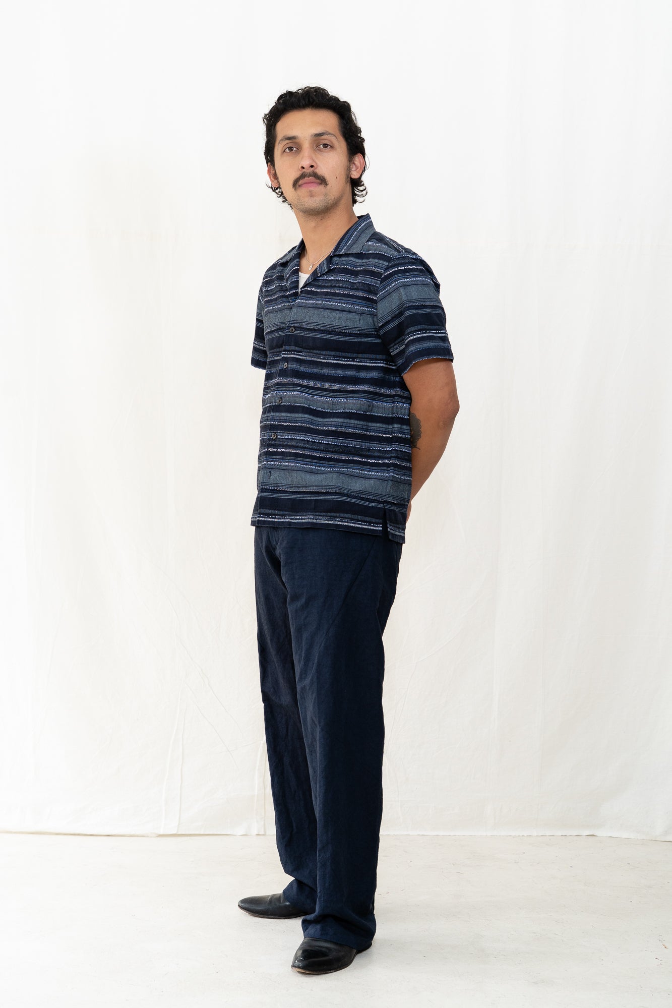 HANSEN Caleb Shirt Multiple Blue