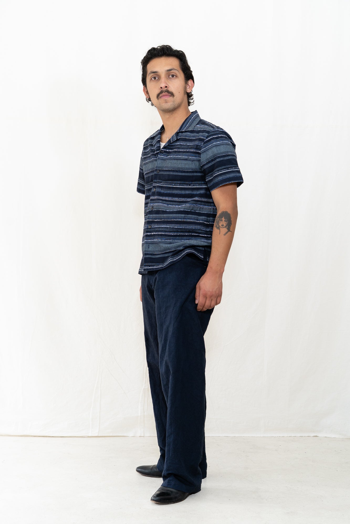 HANSEN Caleb Shirt Multiple Blue