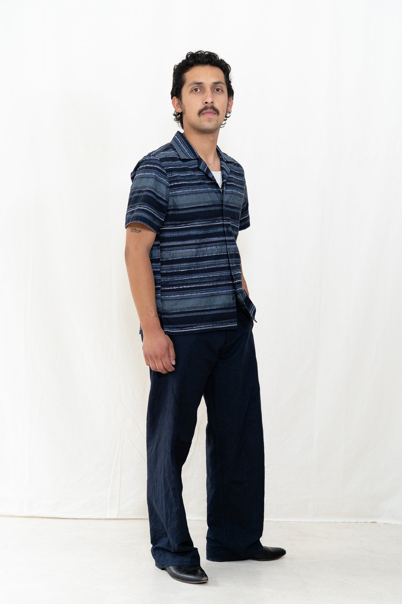 HANSEN Caleb Shirt Multiple Blue
