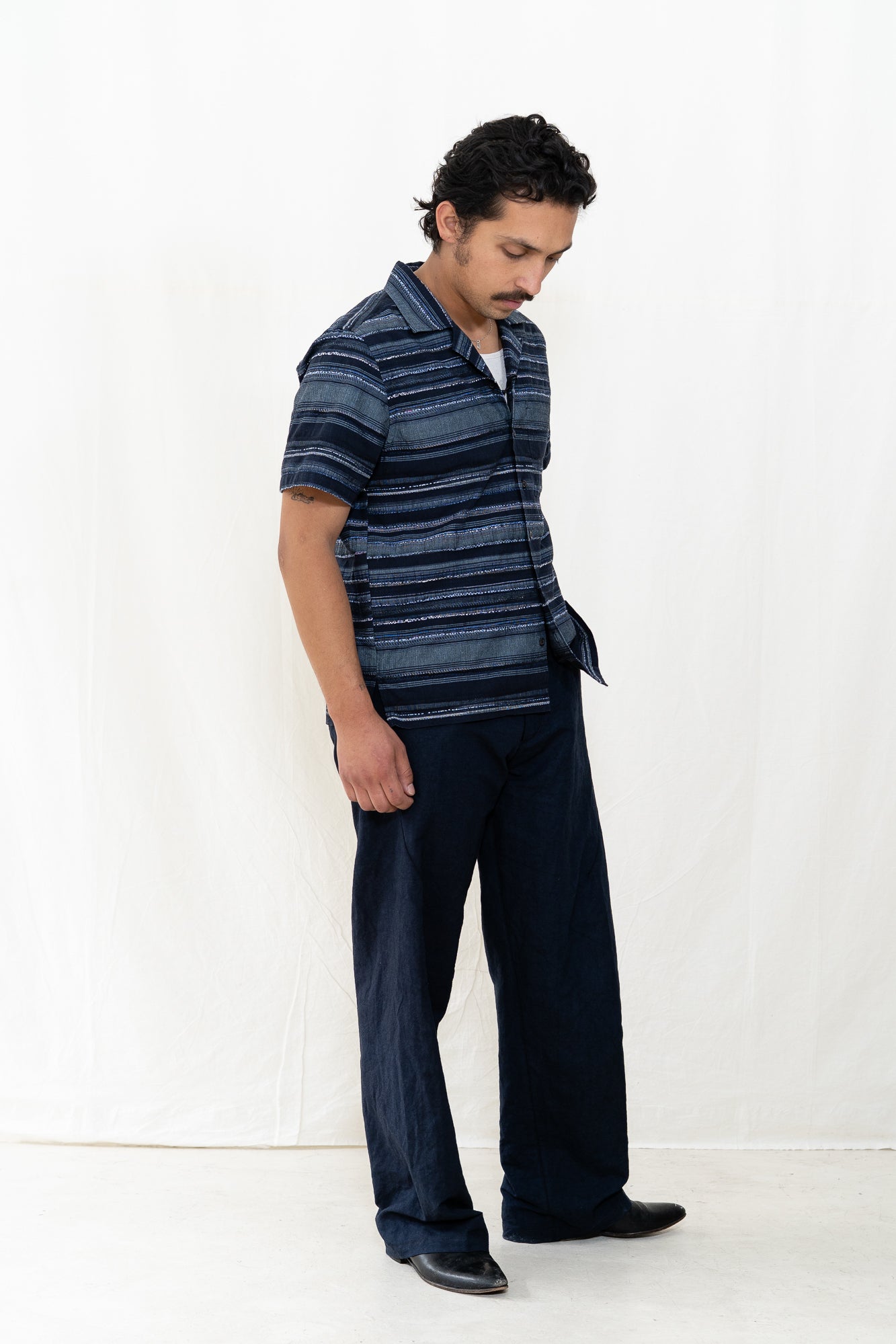HANSEN Caleb Shirt Multiple Blue