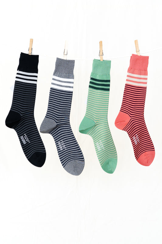 Antipast Color Border Men's Sock