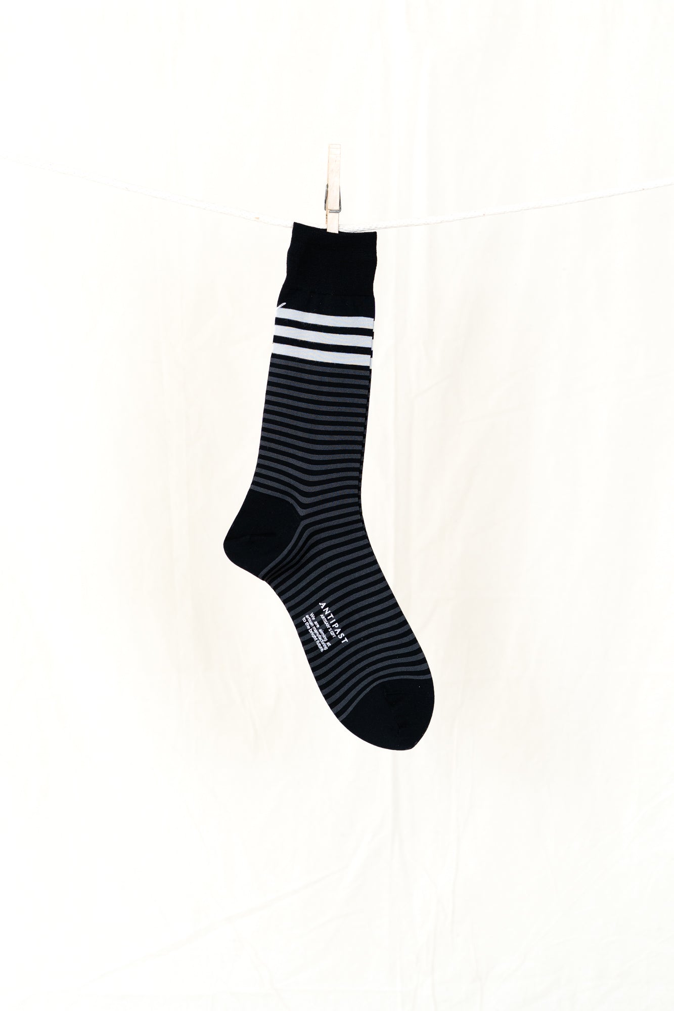 Antipast Color Border Men's Sock